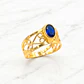 Anillo Eliseo zafiro Oro 18k - Miniatura 4