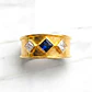 Anillo medieval zafiro y circones Oro 18k - Miniatura 1