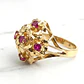 Anillo Florentino Rubí Oro 18k - Miniatura 1