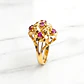 Anillo Florentino Rubí Oro 18k - Miniatura 4