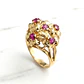 Anillo Florentino Rubí Oro 18k - Miniatura 2