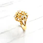 Anillo florentino circónes Oro 18k - Miniatura 1