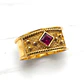 Anillo imperio rubí Oro 18k - Miniatura 2