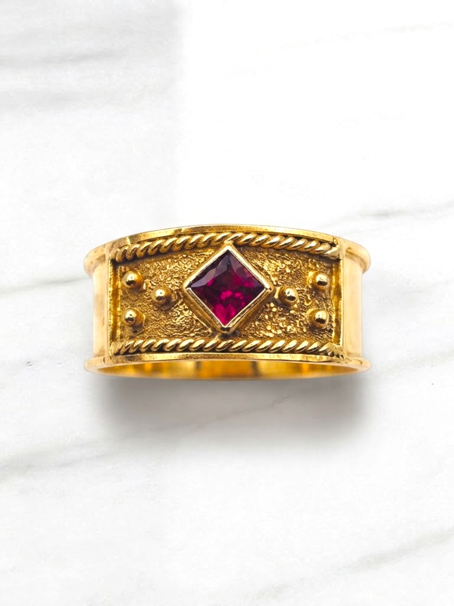 Anillo imperio rubí Oro 18k 5