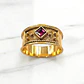 Anillo imperio rubí Oro 18k - Miniatura 1