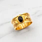 Anillo delfines onix Oro 18k - Miniatura 2