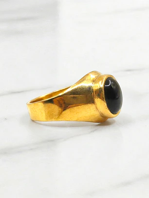 Anillo bolocco onix Oro 18k