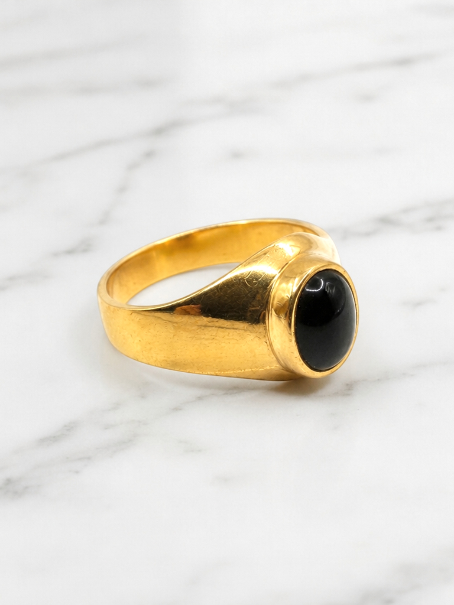 Anillo bolocco onix Oro 18k 4
