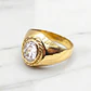 Anillo bolocco circón Oro 18k - Miniatura 1
