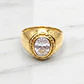 Anillo bolocco circón Oro 18k - Miniatura 3