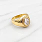 Anillo bolocco circón Oro 18k - Miniatura 4