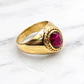Anillo bolocco rubi Oro 18k - Miniatura 2