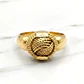 Anillo chevalier nudo grande Oro 18k - Miniatura 1