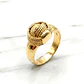 Anillo chevalier nudo grande Oro 18k - Miniatura 2