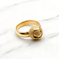Anillo chevalier nudo grande Oro 18k - Miniatura 5