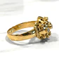 Anillo chevalier circón Oro 18k - Miniatura 1