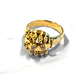 Anillo chevalier circón Oro 18k - Miniatura 2