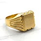 Anillo sello cuadrado mediano Oro 18k - Miniatura 1