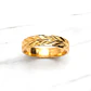 Argolla espiga 6 mm Oro 18k - Miniatura 3