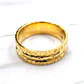 Argolla de matrimonio borde tallado 6 mm Oro 18k - Miniatura 4