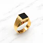 Anillo sello ónix Oro 18k - Miniatura 4
