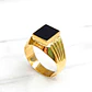 Anillo sello ónix Oro 18k - Miniatura 1