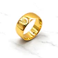 Argolla de matrimonio media caña 8 mm Oro 18k - Miniatura 4