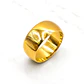 Argolla de matrimonio media caña 8 mm Oro 18k - Miniatura 5