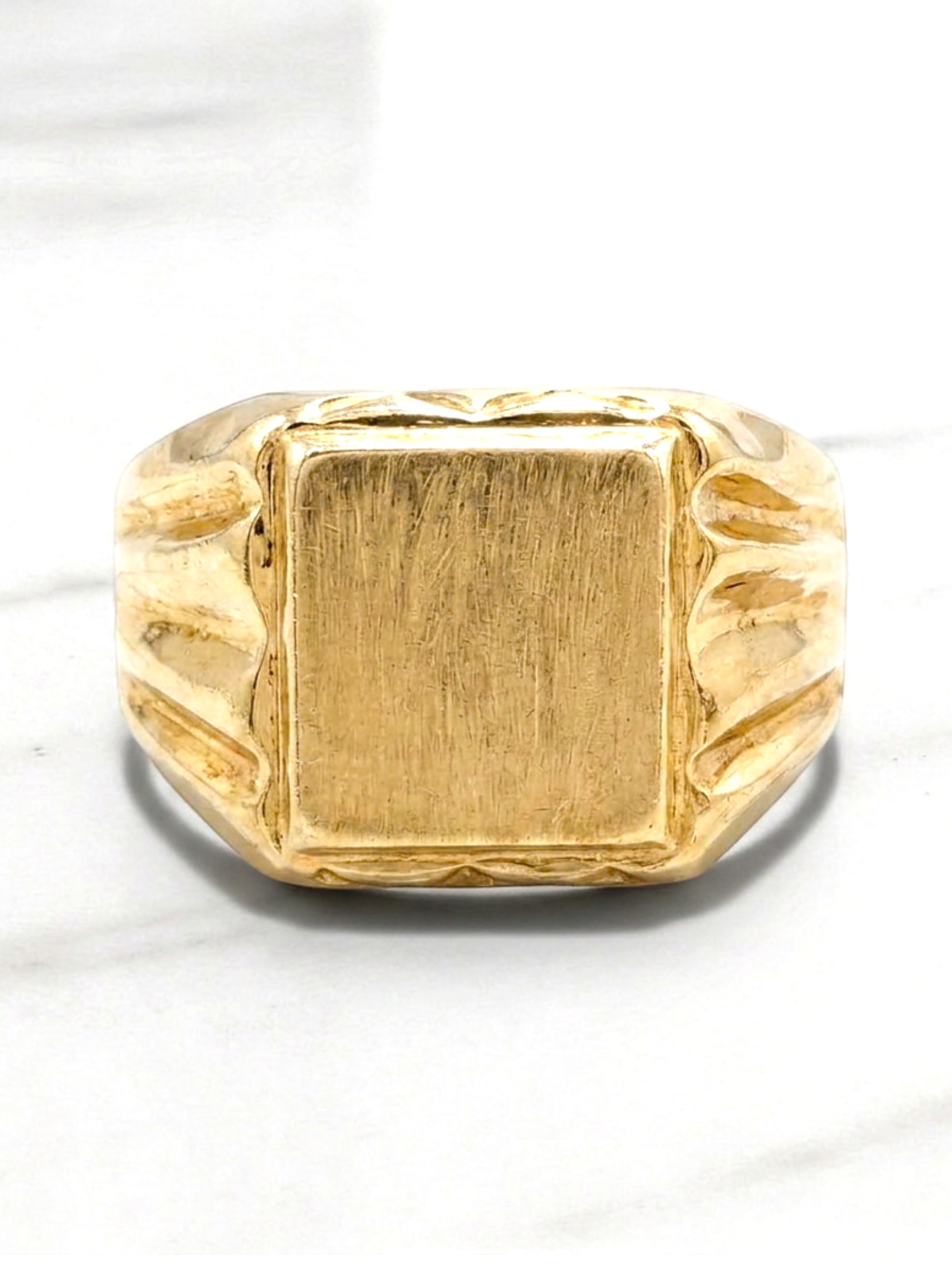 Anillo sello grande Oro 18k 3