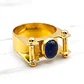 Anillo reina Inglaterra zafiro Oro 18k  - Miniatura 2