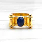 Anillo reina Inglaterra zafiro Oro 18k  - Miniatura 4