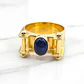 Anillo reina Inglaterra zafiro Oro 18k  - Miniatura 5