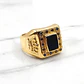 Anillo sello corona onix Oro 18k - Miniatura 1