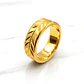 Anillo espiga 8 mm realeza Oro 18k - Miniatura 3
