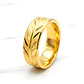 Anillo espiga 8 mm realeza Oro 18k - Miniatura 2