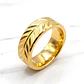 Anillo espiga 8 mm realeza Oro 18k - Miniatura 5