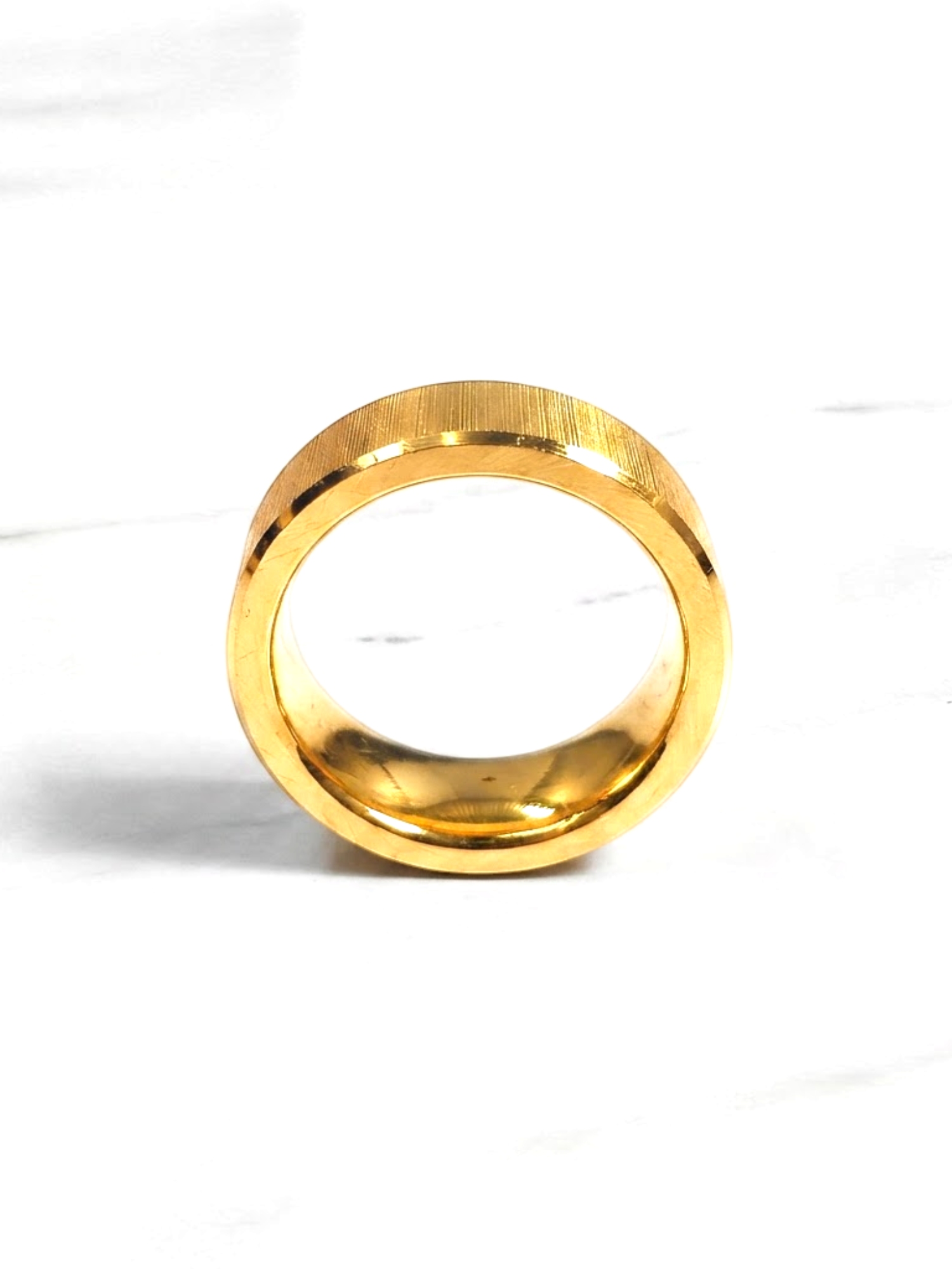 Anillo mil rayas 8 mm Oro 18k  3