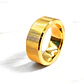 Anillo mil rayas 8 mm Oro 18k  - Miniatura 5