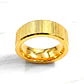 Anillo mil rayas 8 mm Oro 18k  - Miniatura 6