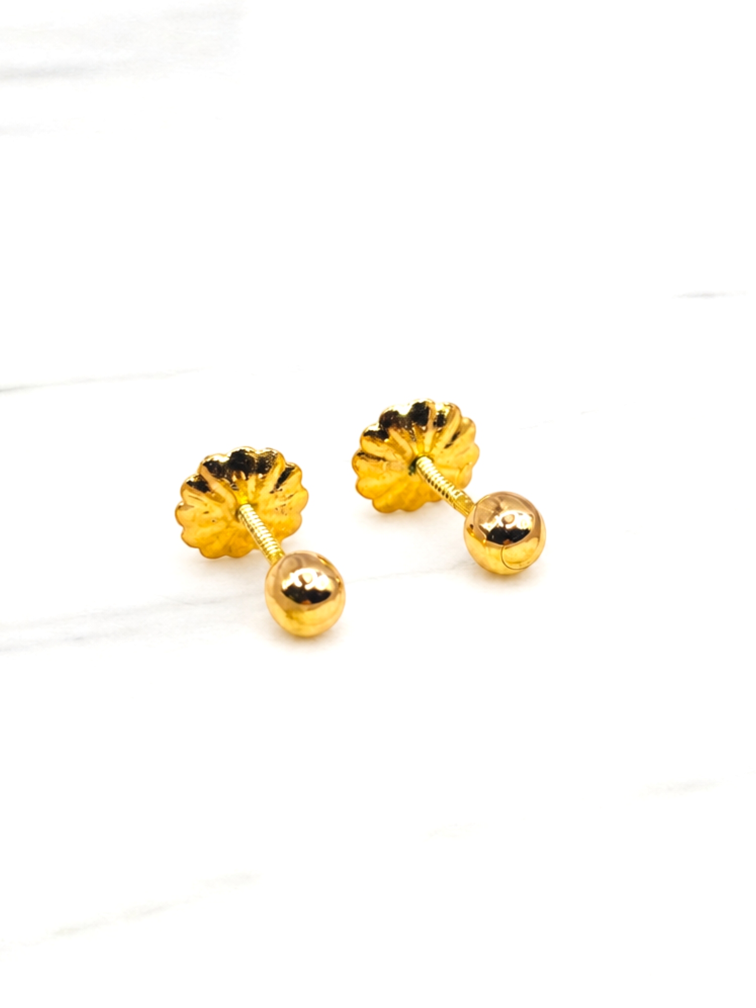Aros bola 3 mm Oro 18k 5