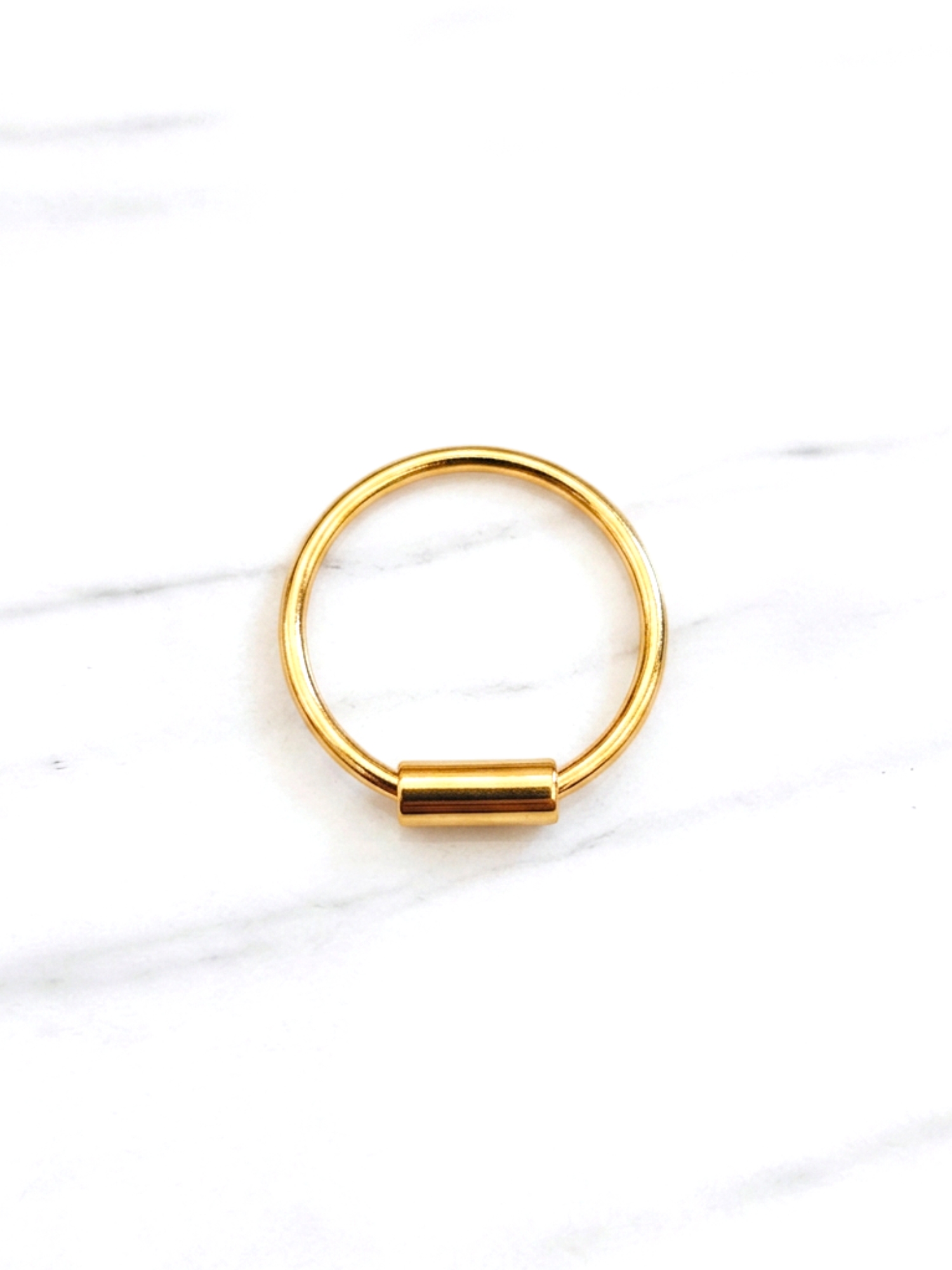 Piercing argolla Oro 18k 2