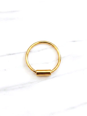 Piercing argolla Oro 18k