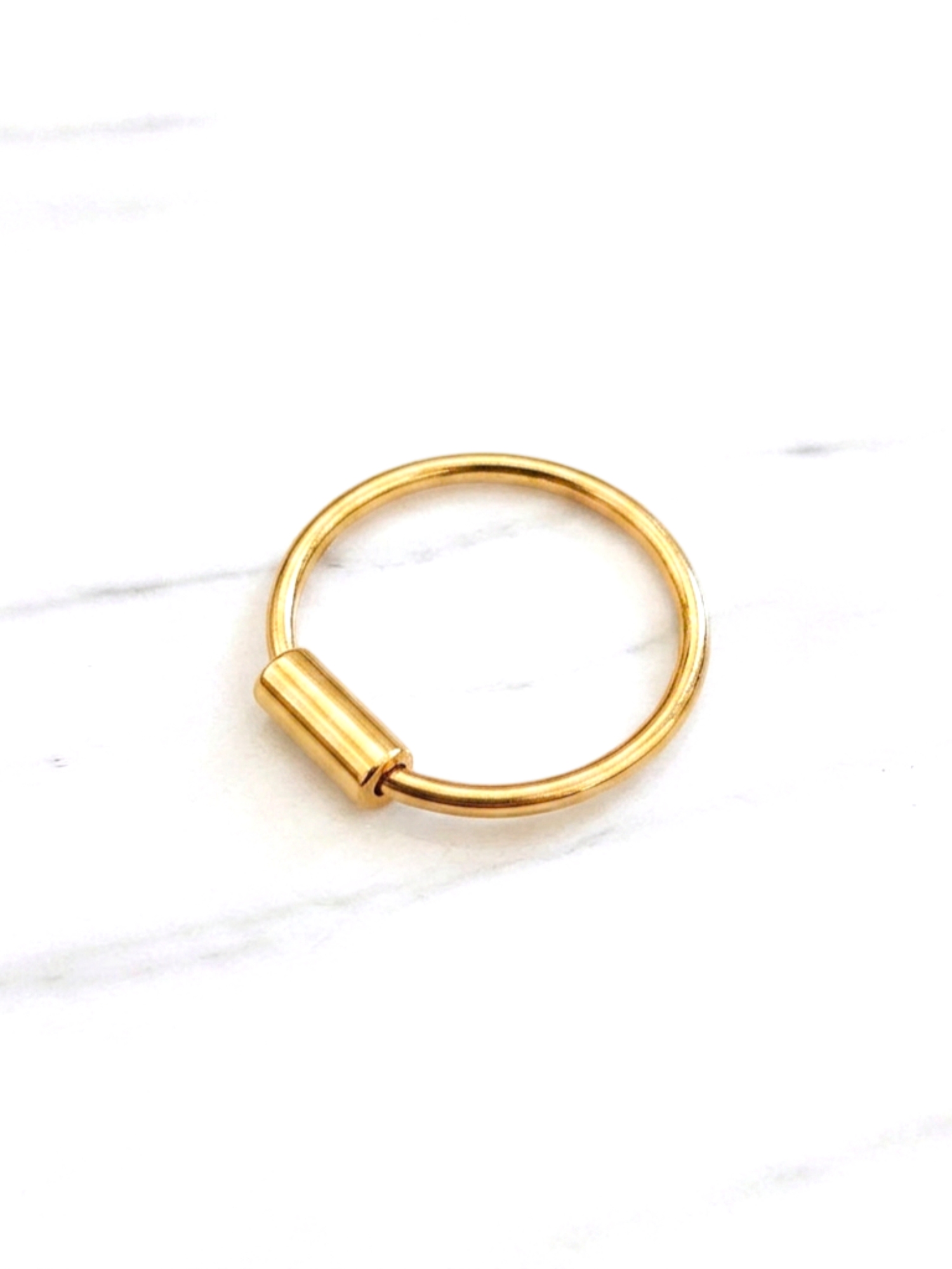 Piercing argolla Oro 18k 3