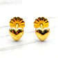 Aros corazón 5 mm Oro 18k  - Miniatura 2