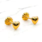 Aros corazón 5 mm Oro 18k  - Miniatura 1
