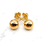 Aros bola 6 mm Oro 18k - Miniatura 3
