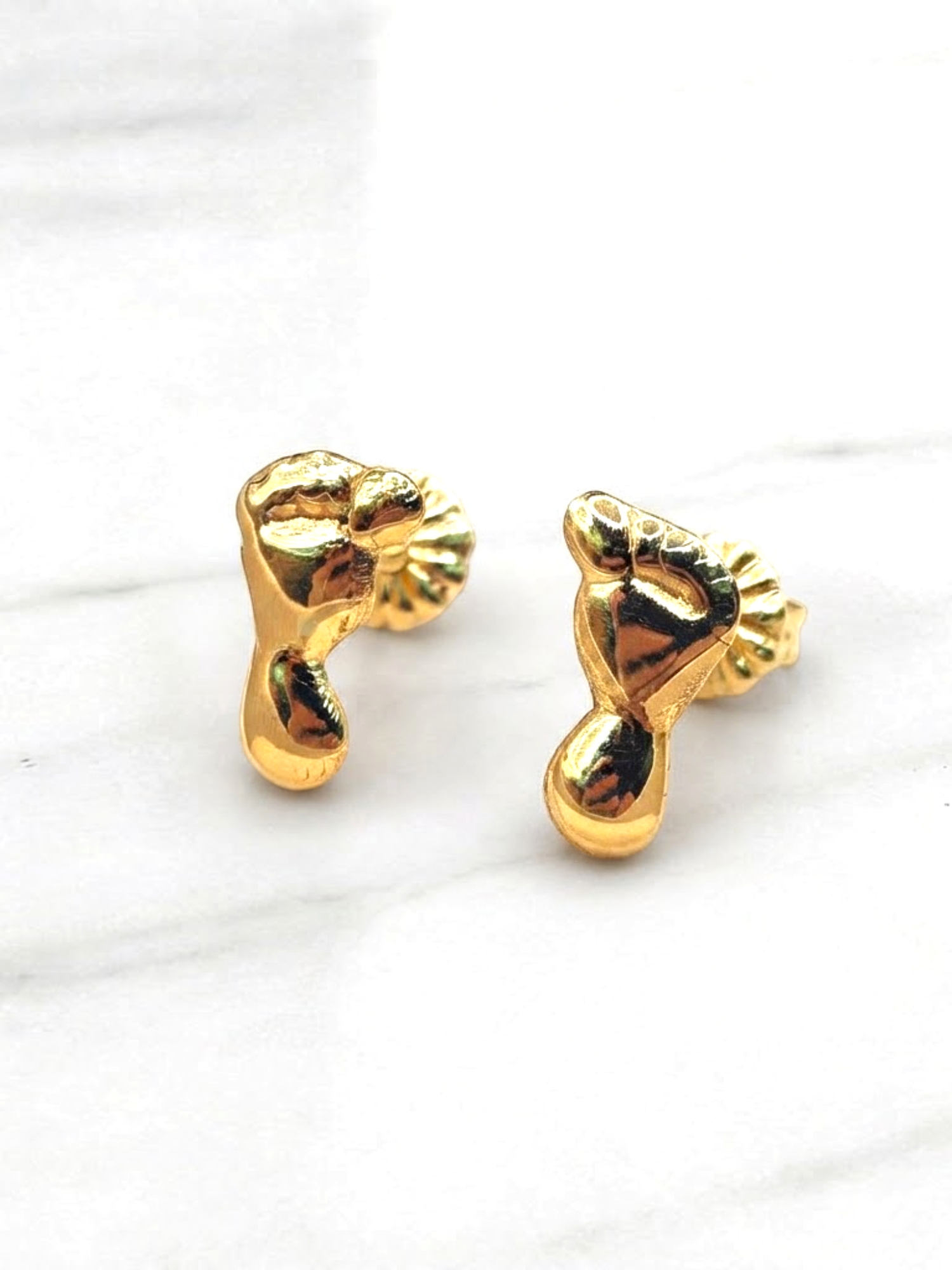 Aros pies Oro 18k 1