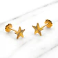 Aros estrellas talladas Oro 18k - Miniatura 3