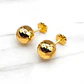 Aros bola 8 mm Oro 18k - Miniatura 4
