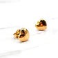 Aros corazón grandes Oro 18k - Miniatura 1